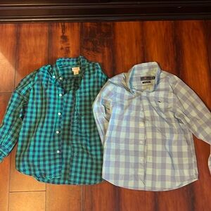 Vineyard vines and j crew size 6/7 button down. Worn lightly , great condition